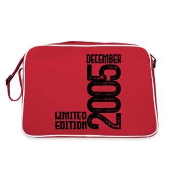 Birthday Gift December 2005. December 2005. - Retro Bag - red/white - Back