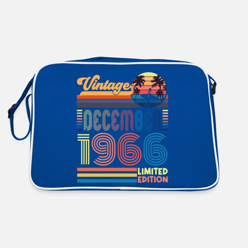 Anniversaire Décembre 1966. Cadeau decembre 1966. Sac Retro