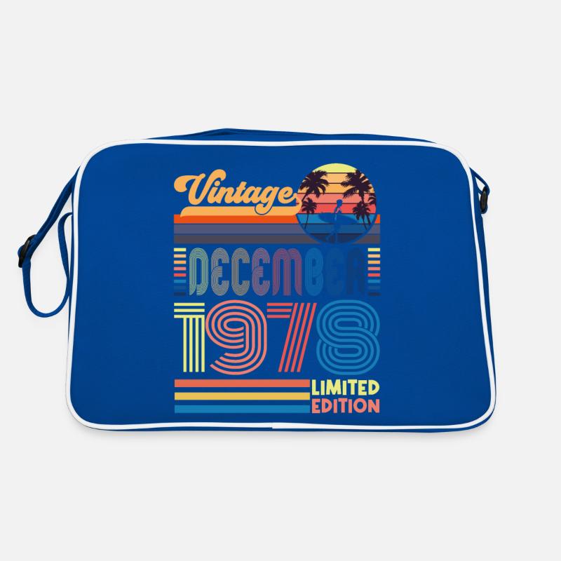 Anniversary December 1978. Gift December 1978. Retro Bag