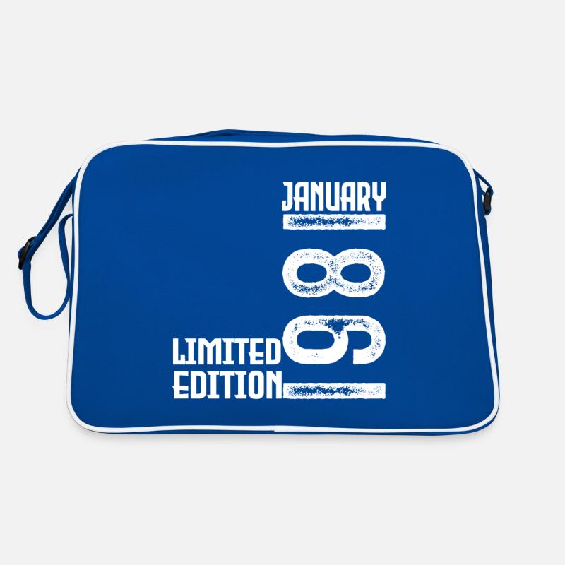 Januar 1981 Jubiläumsgeschenk. Januar 1981. Retro Tasche