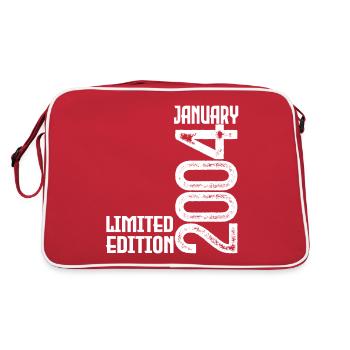 January 2004 Birthday Gift. January 2004. - Retro Bag - red/white - Back