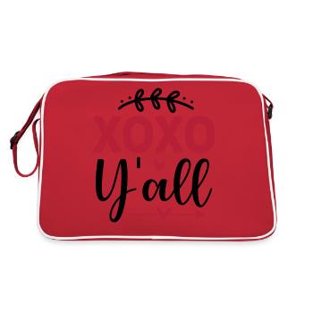 Design Xoxo y all - Sac Retro - rouge/blanc - Dos