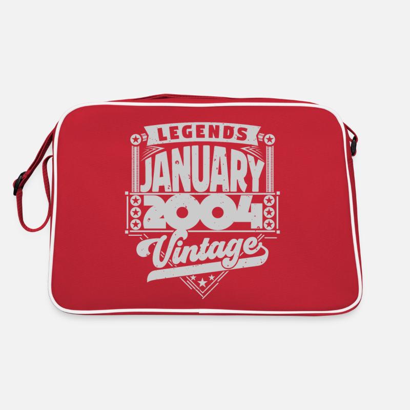 Jahrgang Geburtstag Januar 2004, Januar 2004. Retro Tasche
