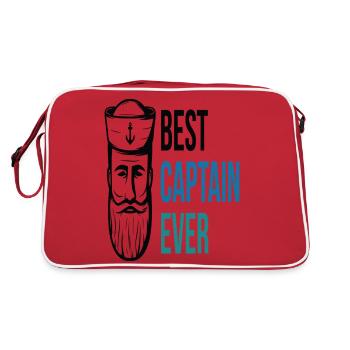 Best Captain ever - Retro Bag - red/white - Back
