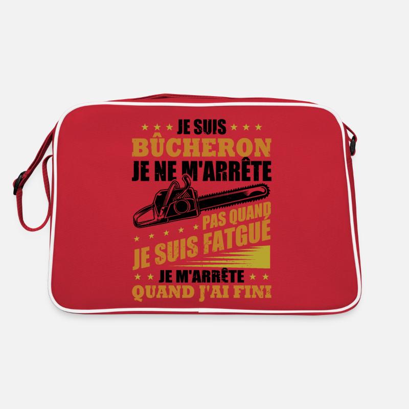 Je suis bûcheron Sac Retro
