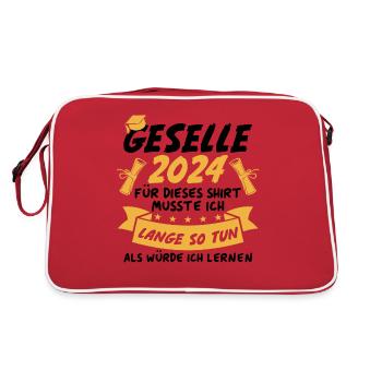 Journeyman 2024 - Retro Bag - red/white - Back