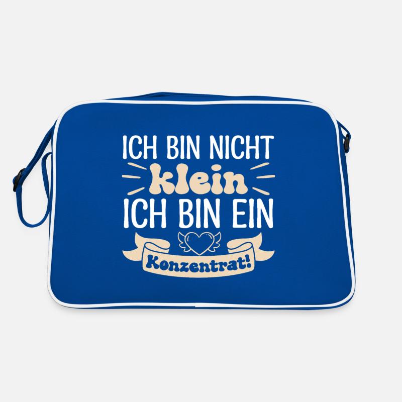 Ich bin nicht klein Ich bin ein Konzentrat! Retro Tasche