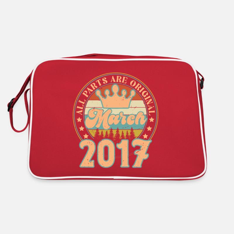Mars 2017. Cadeau d’anniversaire mars 2017. March. Sac Retro