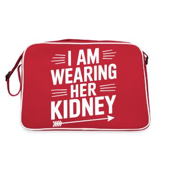 Dicton pour les sauveteurs et les bénéficiaires - Sac Retro - rouge/blanc - Dos