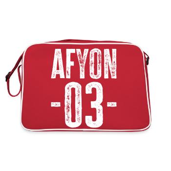 Afyon 03 – Fier de la tradition et de la patrie - Sac Retro - rouge/blanc - Dos