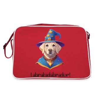 Labrakadabrador - Retro Bag - red/white - Back