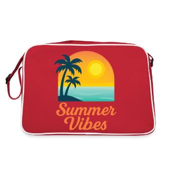 Ambiance estivale - Sac Retro - rouge/blanc - Dos