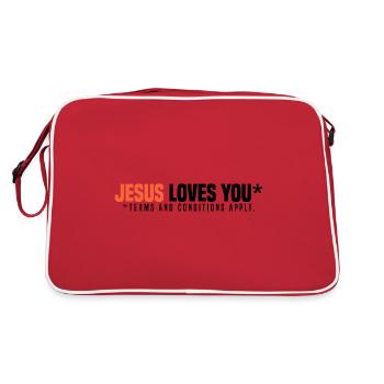 Atheism - Retro Bag - red/white - Back
