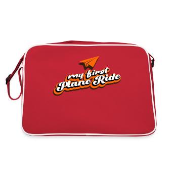 Mon premier trajet en avion 34 - Sac Retro - rouge/blanc - Dos