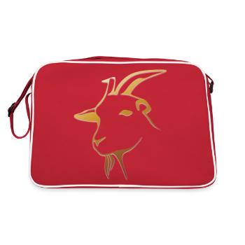 goat28 - Retro Bag - red/white - Back