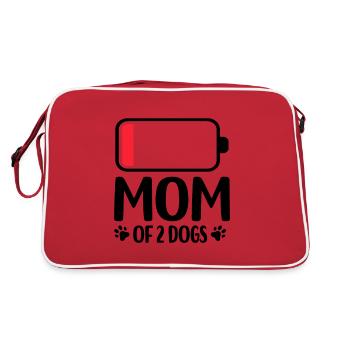 canine - Sac Retro - rouge/blanc - Dos