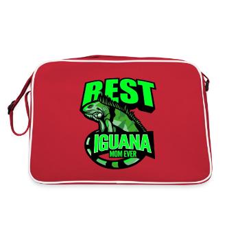 Iguane - Sac Retro - rouge/blanc - Dos