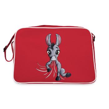 Ongulés Couverture d’âne Pyjama Chemise câline Pyjama Pyjama - Sac Retro - rouge/blanc - Dos