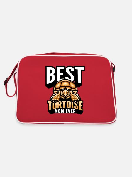 Tortoise - Retro Bag - red/white - Back