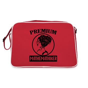 Mathématicien - Sac Retro - rouge/blanc - Dos