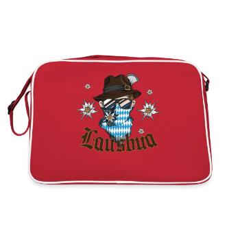 Costumes traditionnels Bavière Allemagne du Sud Dirndl Lausbua - Sac Retro - rouge/blanc - Dos