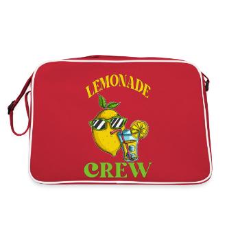 Lemon Crew Limo Lemon Gift Lemon Fan - Sac Retro - rouge/blanc - Dos