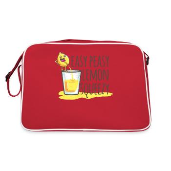 Lemon Lemon Funny Bad Fruit Lemon Juice - Retro Bag - red/white - Back