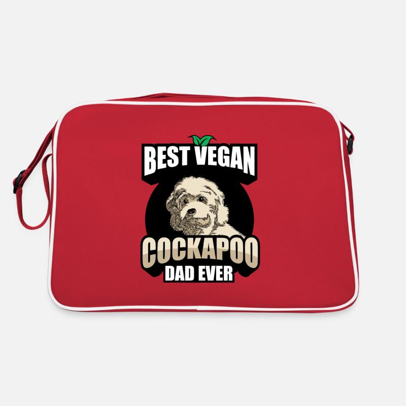 Cockapoo Papa | Hunderasse Hunde Hund Geschenkidee Retro Tasche