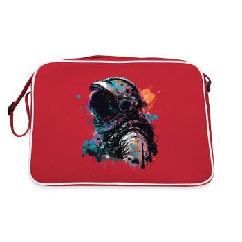 Gothic Astronaut - Retro Bag - red/white - Back