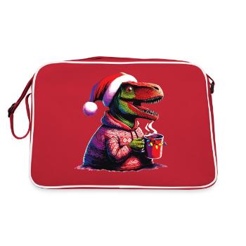 Dino boit du vin chaud - Sac Retro - rouge/blanc - Dos