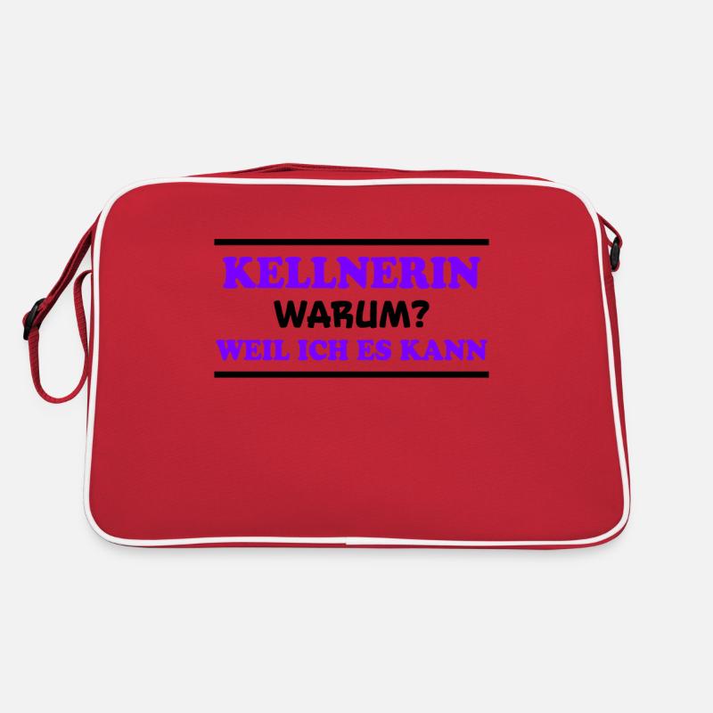 Kellnerin Spruch Kellner Beruf Kellnerin Geschenk Retro Tasche