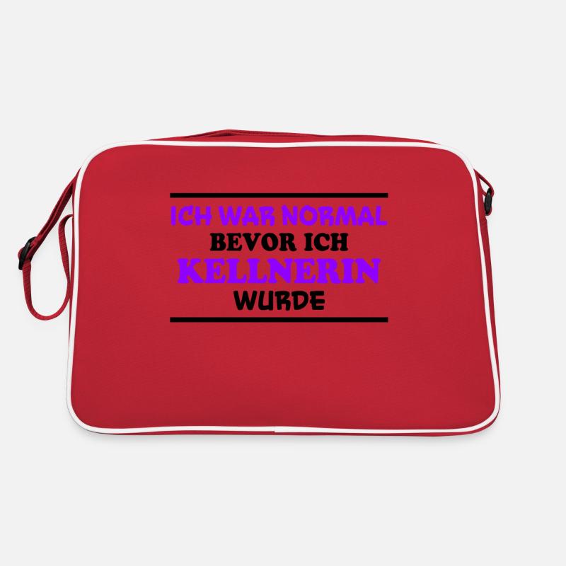 Kellnerin Spruch Kellner Beruf Kellnerin Geschenk Retro Tasche
