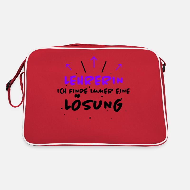 Lehrerin Spruch Lehrer Lustiges Lehrerin Geschenk Retro Tasche