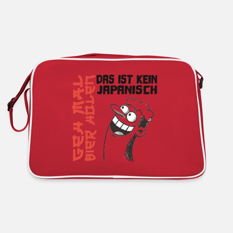 This is not Japanese Go get a beer Malle Retro Bag