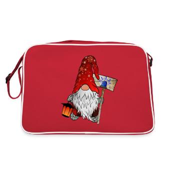 Gnome de Noël Gnome de Noël - Sac Retro - rouge/blanc - Dos