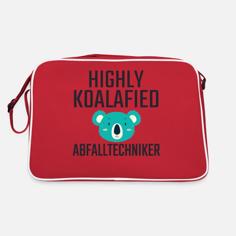 Abfalltechniker Koalafied Retro Tasche
