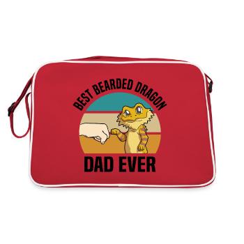 Dragons barbus - Sac Retro - rouge/blanc - Dos