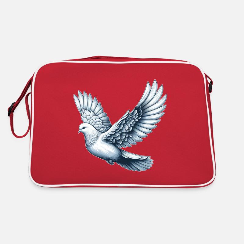 Colombe de la Paix Oiseau Symbole de la Paix Sac Retro