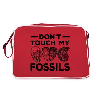 Collecter des fossiles - Sac Retro - rouge/blanc - Dos