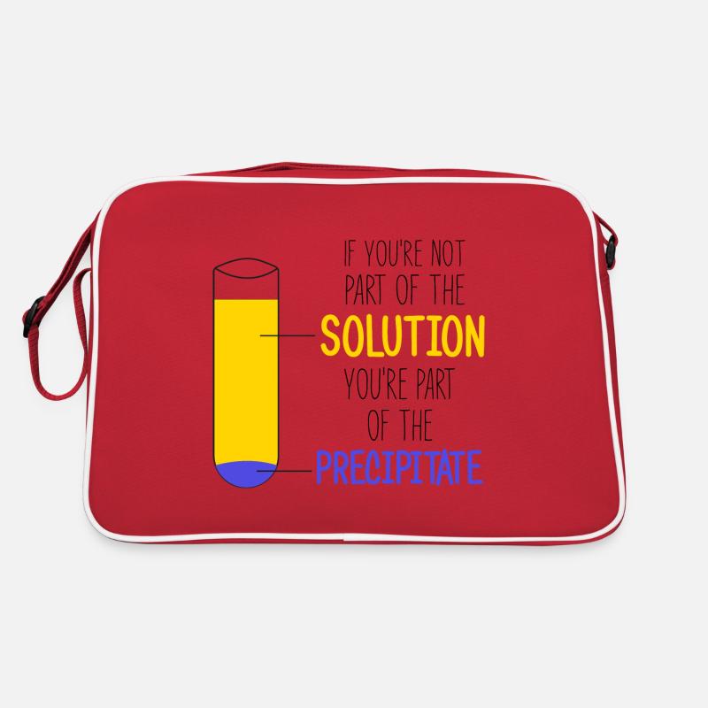 Si vous ne faites pas partie de la solution, Chemistry Meme Sac Retro