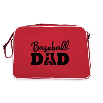 Père de baseball - Sac Retro - rouge/blanc - Dos