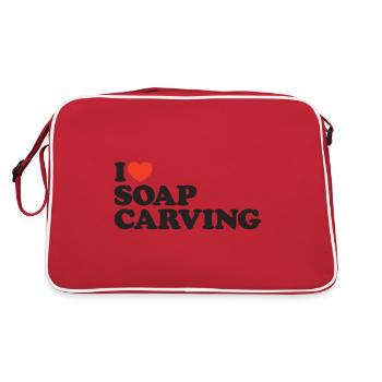 J’adore Soap Carving Heart Shirt - Sac Retro - rouge/blanc - Dos