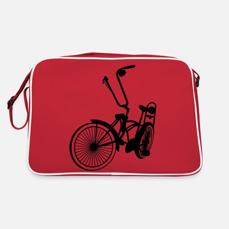 Vélo lowrider avec des rayons Sac Retro