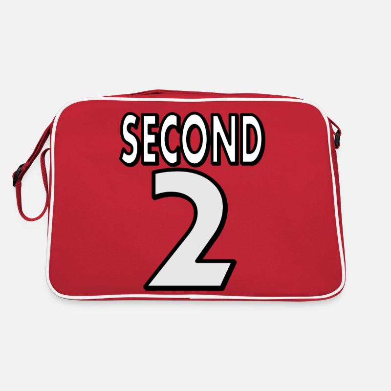 Deuxième chiffre 2, numéro 2 Sac Retro