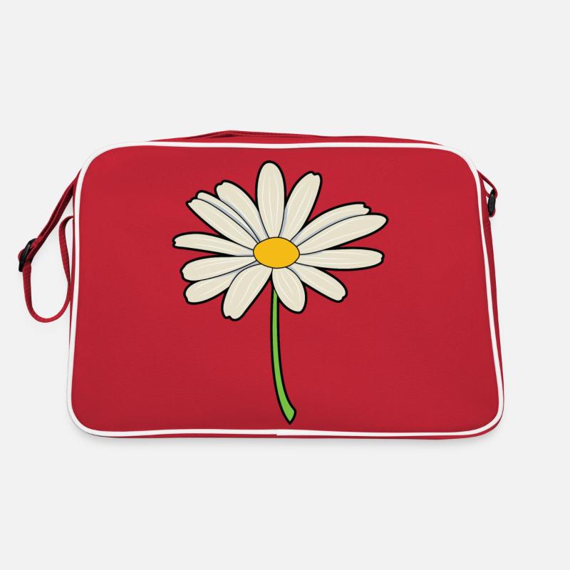 Gänseblümchen Retro Tasche