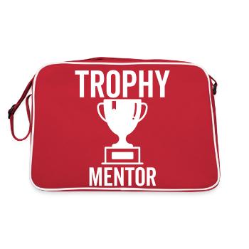 Trophée Mentor - Sac Retro - rouge/blanc - Dos