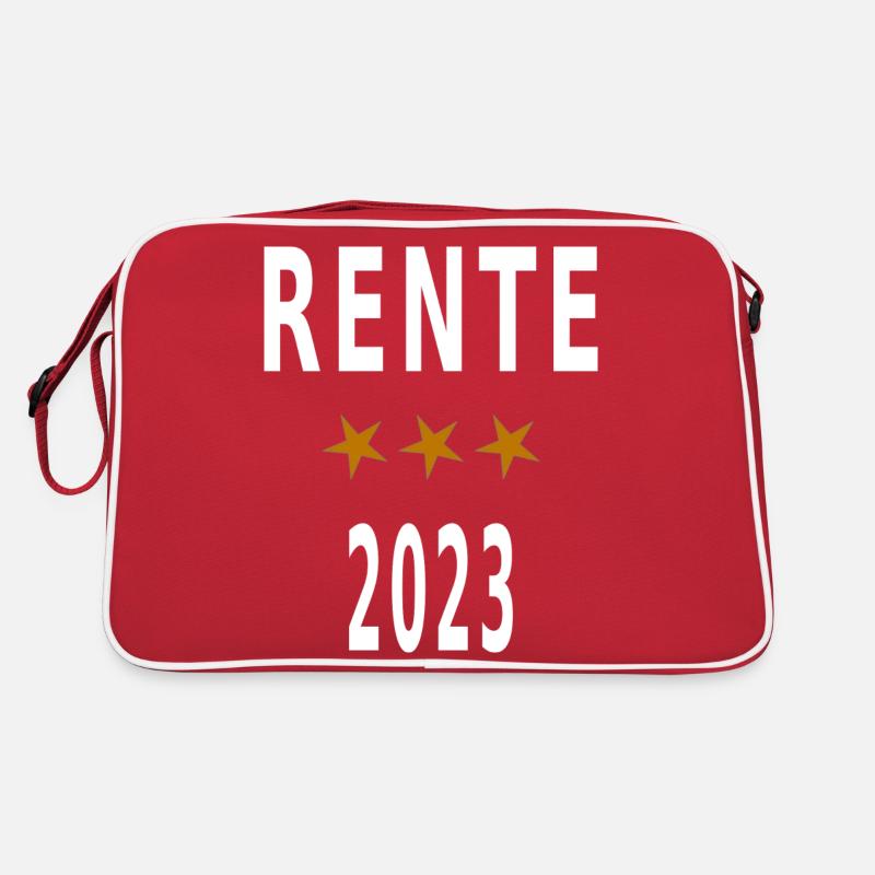 Rente 2023, weiß Sac Retro