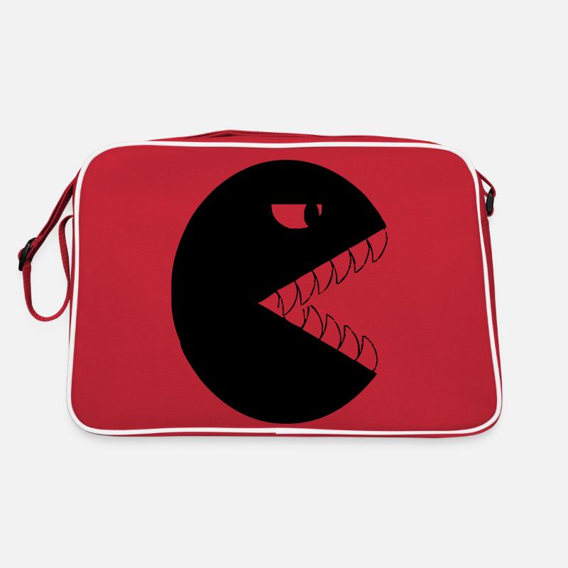 Monster Buchstabe C Retro Tasche