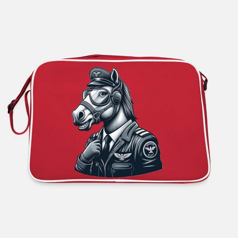 Pilote de cheval mignon Sac Retro