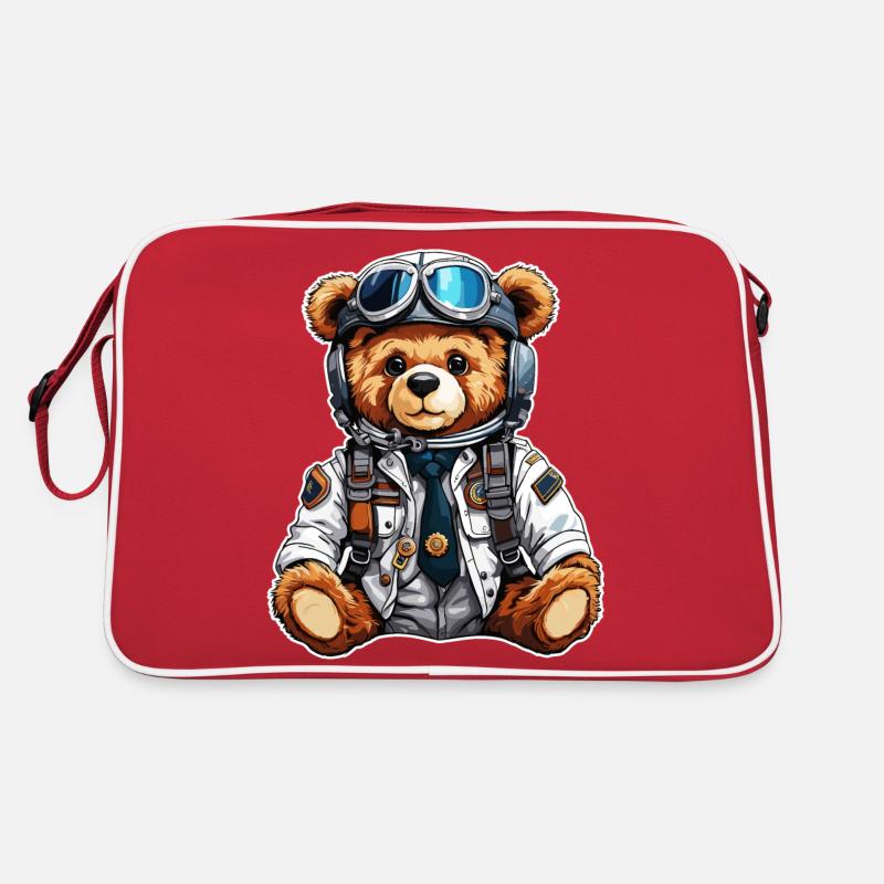 Teddybär / Kuscheltier / Stofftier / Geschenkidee Retro Tasche